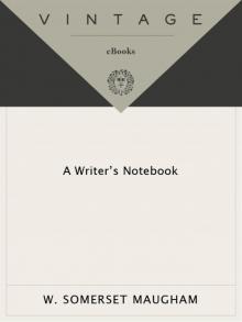A Writer's Notebook Read online