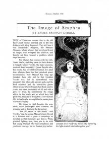 The Image of Sesphra by James Branch Cabell Read online