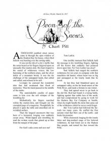 Peon of the Snows by Chart Pitt Read online