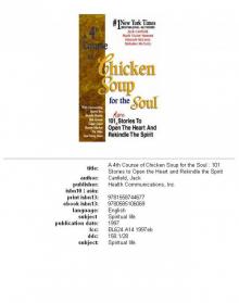 A 4th Course of Chicken Soup for the Soul Read online
