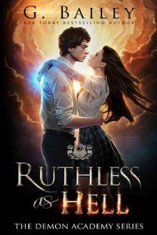 Ruthless As Hell: A Reverse Harem Bully Academy Romance (The Demon Academy Book 2) Read online