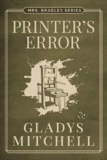 Printer's Error Read online