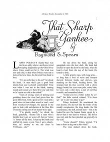 That Sharp Yankee by Raymond S Read online