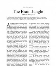 The Brain Jungle by Edward Mott Woolley Read online