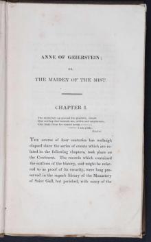 Anne of Geierstein; Or, The Maiden of the Mist. Volume 2 (of 2) Read online