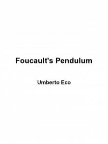Foucault's Pendulum Read online