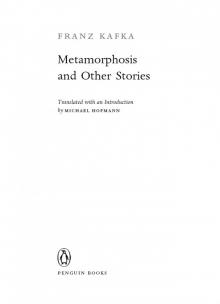 Metamorphosis and Other Stories Read online