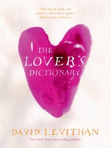 The Lover's Dictionary Read online