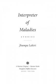 Interpreter of Maladies Read online