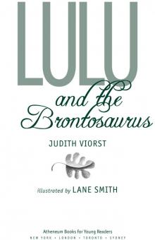 Lulu and the Brontosaurus Read online