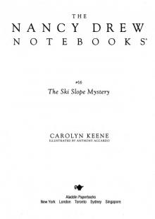 The Ski Slope Mystery Read online