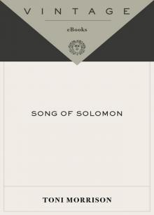 Song of Solomon Read online
