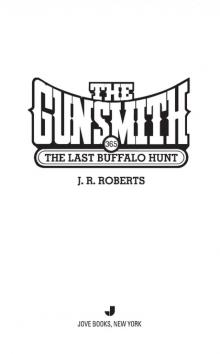 The Last Buffalo Hunt Read online