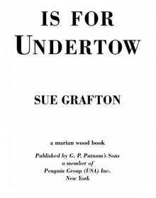 U  is for Undertow Read online