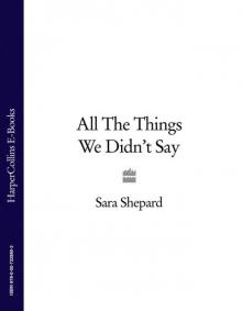 All the Things We Didn't Say Read online