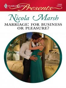Marriage: For Business or Pleasure? Read online