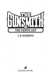 The Death List Read online