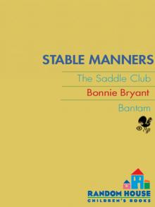 Stable Manners Read online