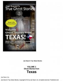 Volume 3: Ghost Stories from Texas (Joe Kwon's True Ghost Stories from Around the World) Read online