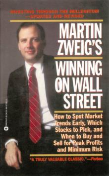 Martin Zweig Winning on Wall Street