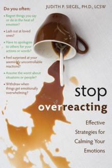 Stop Overreacting Read online