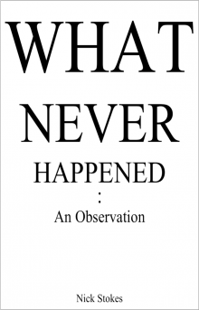 What Never Happened: An Observation Read online