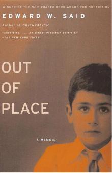 Out of Place: A Memoir Read online