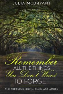 Remember All the Things You Don't Want to Forget: The Prequels: Quinn, Ellis, and Amory (Southern Scandal Book 4) Read online