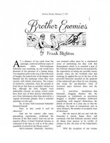 Brother Enemies by Frank Blighton Read online