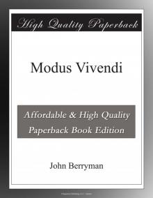 Modus Vivendi Read online