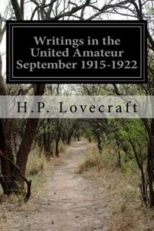 Writings in the United Amateur, 1915-1922 Read online