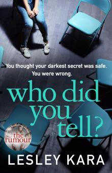 Who Did You Tell? Read online