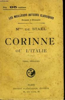 Corinne, Volume 1 (of 2)