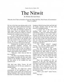 The Nitwit By William Merriam Rouse Read online