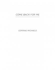 Come Back for Me Read online