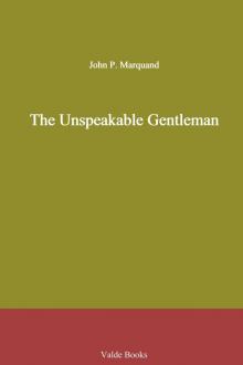 The Unspeakable Gentleman Read online