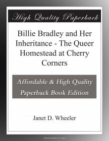 Billie Bradley and Her Inheritance; Or, The Queer Homestead at Cherry Corners Read online