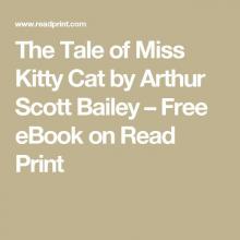 The Tale of Miss Kitty Cat Read online