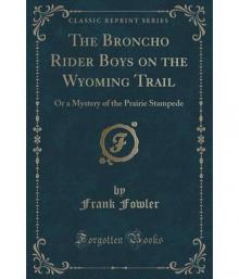The Broncho Rider Boys on the Wyoming Trail Read online