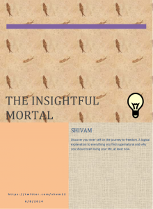 The Insightful Mortal Read online