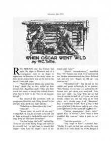 When Oscar Went Wild by W Read online