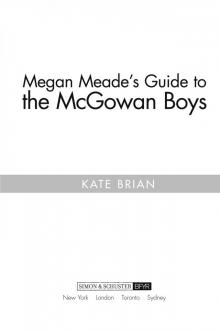 Megan Meade's Guide to the McGowan Boys Read online