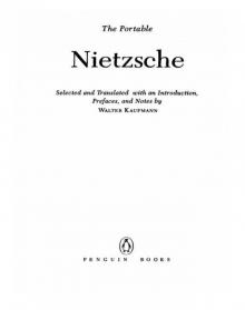The Portable Nietzsche Read online