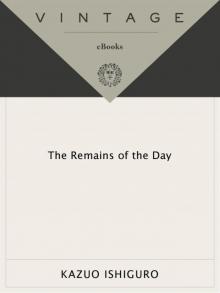 The Remains of the Day Read online