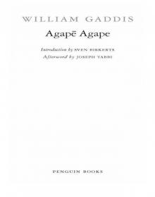 Agapē Agape Read online