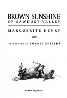 Brown Sunshine of Sawdust Valley Read online