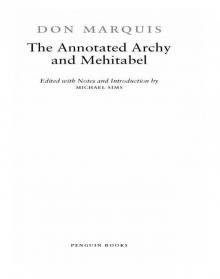 The Annotated Archy and Mehitabel Read online