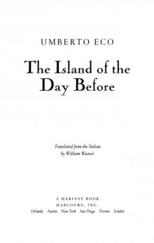The Island of the Day Before Read online
