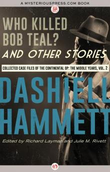 Who Killed Bob Teal? And Other Detective Stories Read online