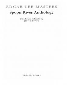 Spoon River Anthology Read online